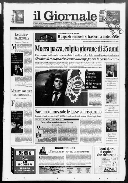 Il giornale : quotidiano del mattino